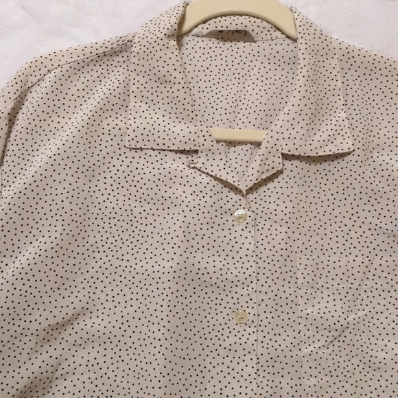 Vintage Polka Dot Button Down Shirt - Picture 2 of 2